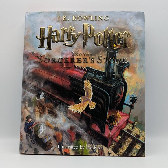 Harry Potter and the Sorcerer's Stone J. K. Rowling 2015 Hardcover Illustrated - Picture 1 of 10